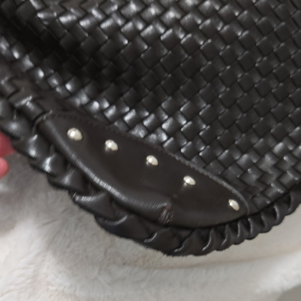 Black Woven Hobo Bag - Picture 6 of 8